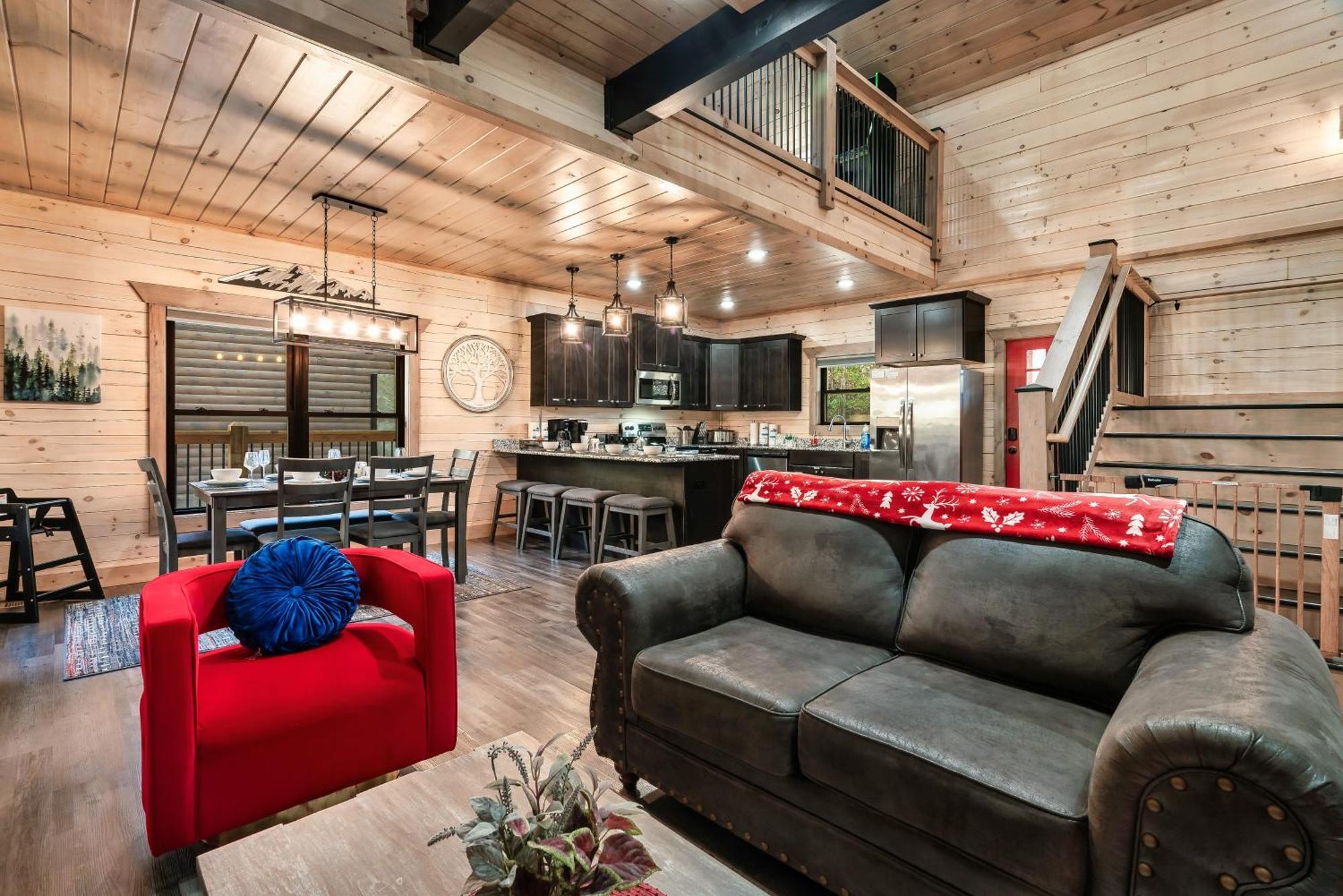 Ferienhaus New Luxury Vacation In Smoky - Theater *